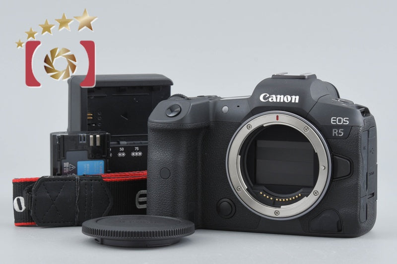 【中古】Canon キヤノン EOS R5 ミラーレス一眼カメラ シャッター回数僅少