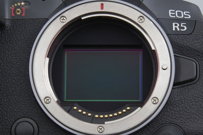 【中古】Canon キヤノン EOS R5 ミラーレス一眼カメラ シャッター回数僅少