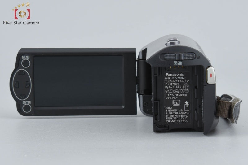 【美品】パナソニック HC-V210M-H グレー ビデオカメラレコーダー 中古 中古】Panasonic パナソニック HC-V210M グレー デジタルハイビジョン
