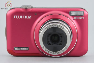 【中古】FUJIFILM 富士フイルム FINEPIX JX400 レッド コンパクトデジタルカメラ 元箱付き