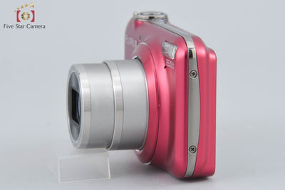 【中古】FUJIFILM 富士フイルム FINEPIX JX400 レッド コンパクトデジタルカメラ 元箱付き
