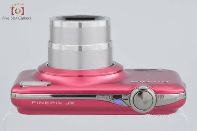 【中古】FUJIFILM 富士フイルム FINEPIX JX400 レッド コンパクトデジタルカメラ 元箱付き