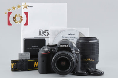 [Used] Nikon D5300 Double Zoom Kit 2 Black