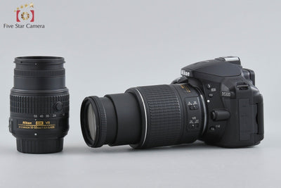 [Used] Nikon D5300 Double Zoom Kit 2 Black