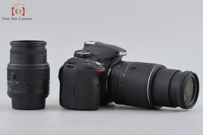 [Used] Nikon D5300 Double Zoom Kit 2 Black