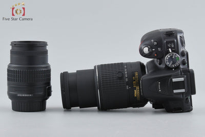 [Used] Nikon D5300 Double Zoom Kit 2 Black