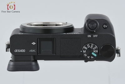 Used: SONY α6400 ILCE-6400 Black Mirrorless Interchangeable-Lens Camera