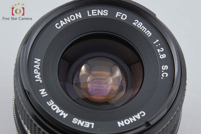 [Used] Canon FD 28mm f/2.8 S.C.