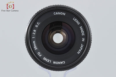 [Used] Canon FD 28mm f/2.8 S.C.