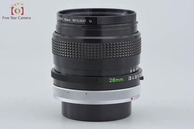 [Used] Canon FD 28mm f/2.8 S.C.