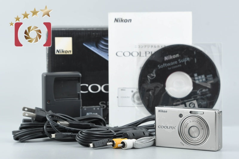 【中古】Nikon ニコン COOLPIX S510 シルバー コンパクトデジタルカメラ 元箱付き