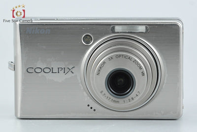 [Used] Nikon COOLPIX S510 Silver Compact Digital Camera with Original Box