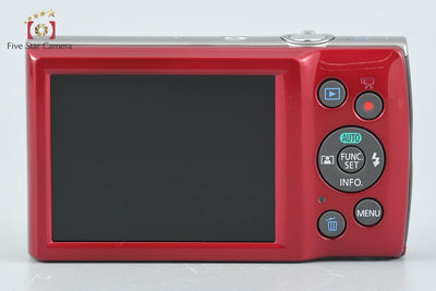 [Used] Canon IXY 180 Red Compact Digital Camera
