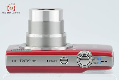 [Used] Canon IXY 180 Red Compact Digital Camera