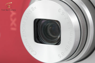 [Used] Canon IXY 180 Red Compact Digital Camera