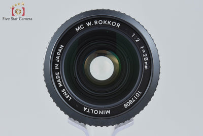 【中古】MINOLTA ミノルタ MC W.ROKKOR 28mm f/2
