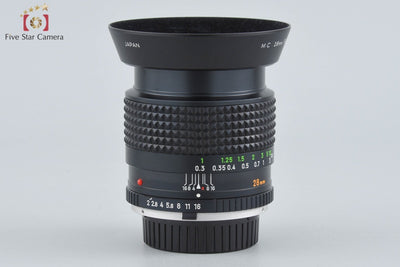 【中古】MINOLTA ミノルタ MC W.ROKKOR 28mm f/2