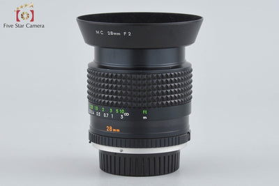 【中古】MINOLTA ミノルタ MC W.ROKKOR 28mm f/2