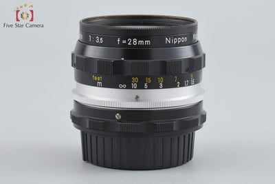 [Used] Nikon Nikkor-H Auto 28mm f/3.5