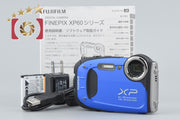【中古】FUJIFILM 富士フイルム FINEPIX XP60 ブルー コンパクトデジタルカメラ