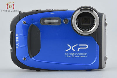 【中古】FUJIFILM 富士フイルム FINEPIX XP60 ブルー コンパクトデジタルカメラ