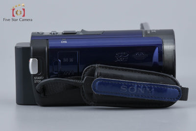 【中古】SONY ソニー ハンディカム HDR-CX180 ブルー ビデオカメラ