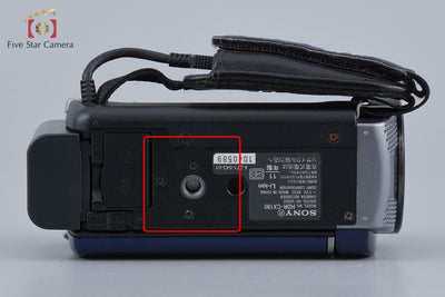 【中古】SONY ソニー ハンディカム HDR-CX180 ブルー ビデオカメラ