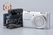[Used] Nikon COOLPIX S6300 Crystal Silver Compact Digital Camera