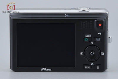 [Used] Nikon COOLPIX S6300 Crystal Silver Compact Digital Camera