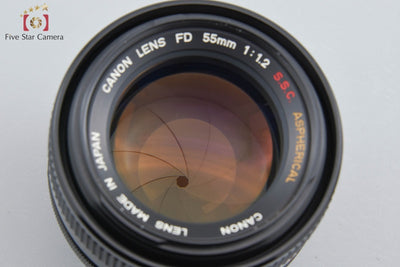 【中古】Canon キヤノン FD 55mm f/1.2 S.S.C. ASPHERICAL