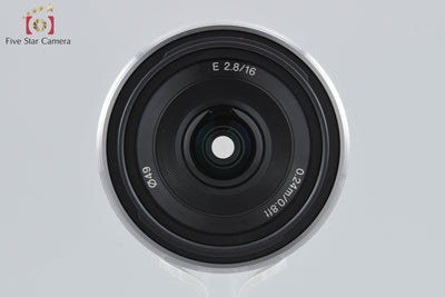 [Used] Sony E 16mm f/2.8 SEL16F28
