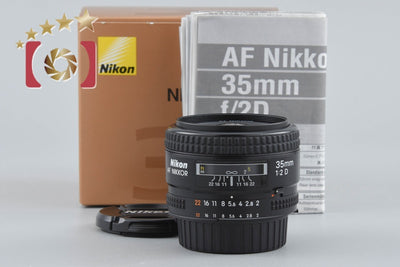 [Used] Nikon AF NIKKOR 35mm f/2 D with original box