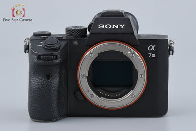 [Used] SONY α7III ILCE-7M3 Black Mirrorless Interchangeable Lens Camera with Original Box