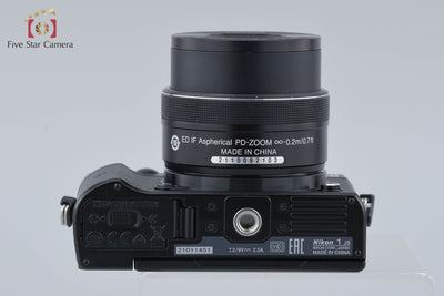 【中古】Nikon ニコン 1 J5 ブラック 標準パワーズームキット シャッター回数僅少