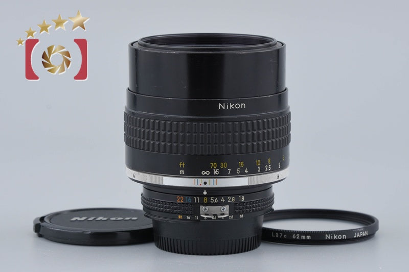 【中古】Nikon ニコン Ai-S NIKKOR 105mm f/1.8