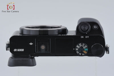 Used: SONY Sony α6000 ILCE-6000 Black Mirrorless Interchangeable Lens Camera Multi-language Support