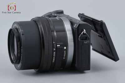[Used] SONY α NEX-5R Power Zoom Lens Kit Black Multi-Language Support