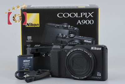 [Used] Nikon COOLPIX A900 Black Compact Digital Camera with Original Box