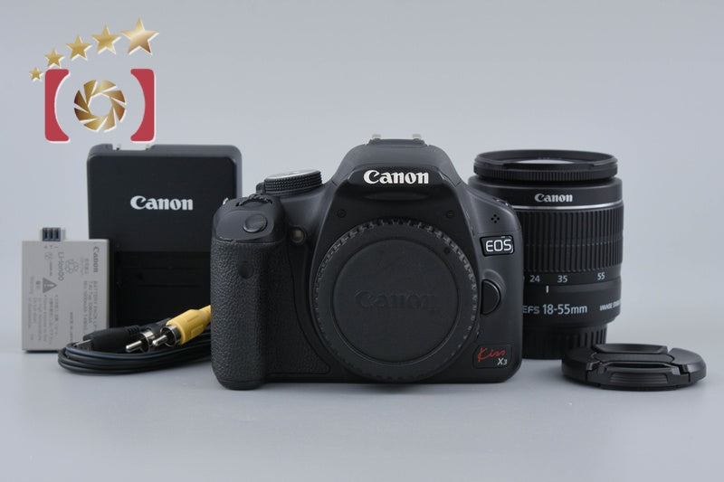 [Used] Canon EOS Kiss X3 + EF-S 18-55mm f/3.5-5.6 IS II