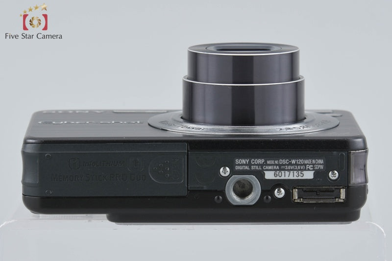 中古】SONY ソニー Cyber-Shot DSC-W120 ブラック コンパクトデジタル