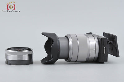 [Used] SONY Sony α NEX-5 Double Lens Kit Black Low Shutter Count With Original Box