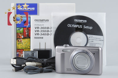 [Used] OLYMPUS Olympus VR-360 Silver Compact Digital Camera with Original Box