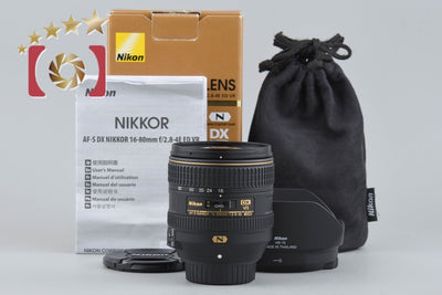 [Used] Nikon AF-S DX NIKKOR 16-80mm f/2.8-4 E ED VR with original box