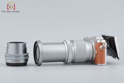 [Used] OLYMPUS Olympus PEN E-PL8 EZ Double Zoom Kit Brown - Low Shutter Count