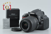 【中古】Nikon ニコン D5200 18-55 VR レンズキット ブラック シャッター回数僅少