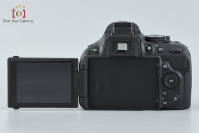 【中古】Nikon ニコン D5200 18-55 VR レンズキット ブラック シャッター回数僅少