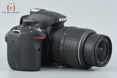 【中古】Nikon ニコン D5200 18-55 VR レンズキット ブラック シャッター回数僅少