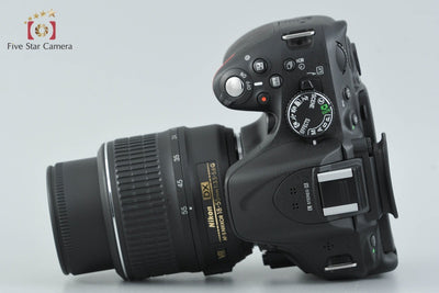 【中古】Nikon ニコン D5200 18-55 VR レンズキット ブラック シャッター回数僅少