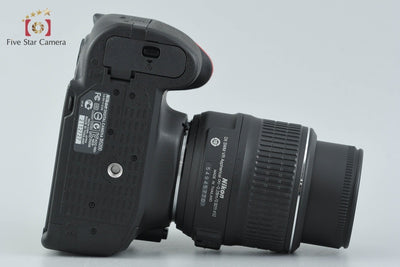 【中古】Nikon ニコン D5200 18-55 VR レンズキット ブラック シャッター回数僅少