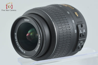 【中古】Nikon ニコン D5200 18-55 VR レンズキット ブラック シャッター回数僅少